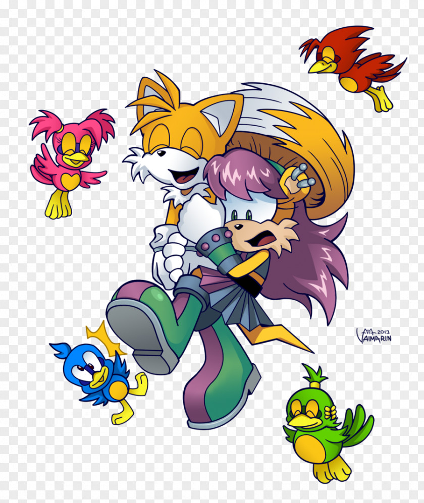 Fly Away Tails Art Mina Mongoose Sonic The Hedgehog PNG