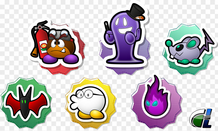 Mario Paper Mario: The Thousand-Year Door Super Party 9 PNG