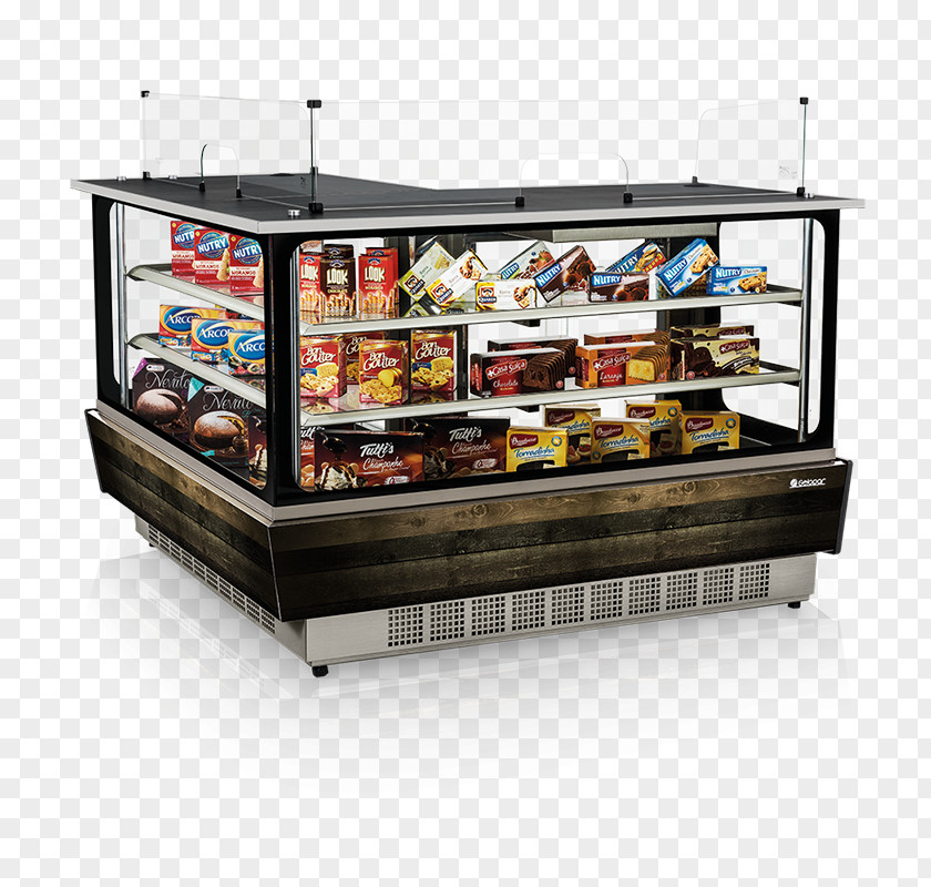 Vitrine Bakery Industry Display Case Expositor Restaurant PNG