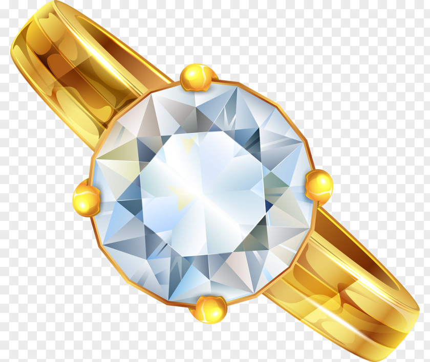 Anel Cartoon Gemstone Jewellery Diamond Image Ring PNG