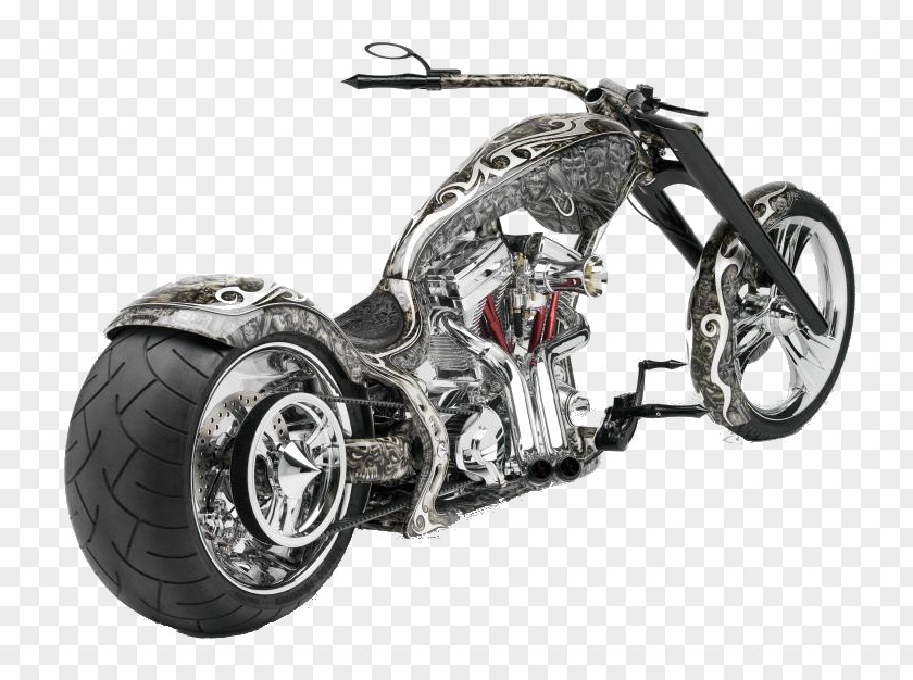 Chopper Custom Motorcycle Accessories Car PNG