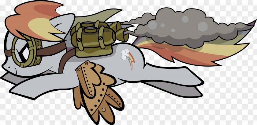 Horse Steampunk Rainbow Dash Clip Art PNG