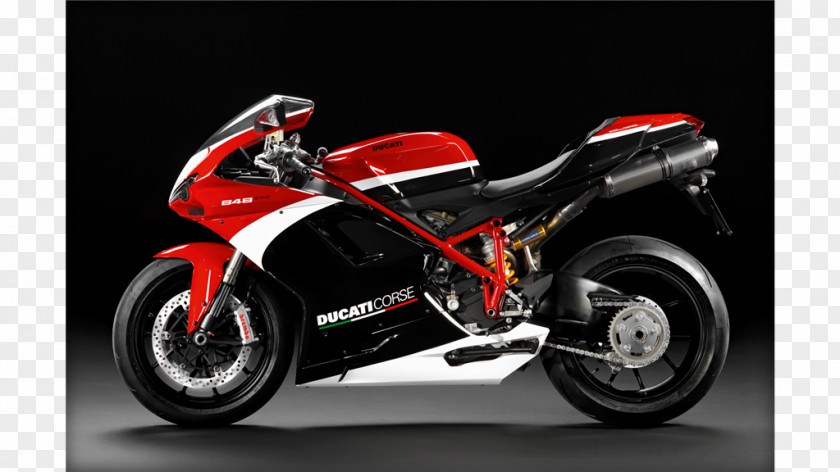 Motorcycle Ducati 848 Evo Suspension PNG