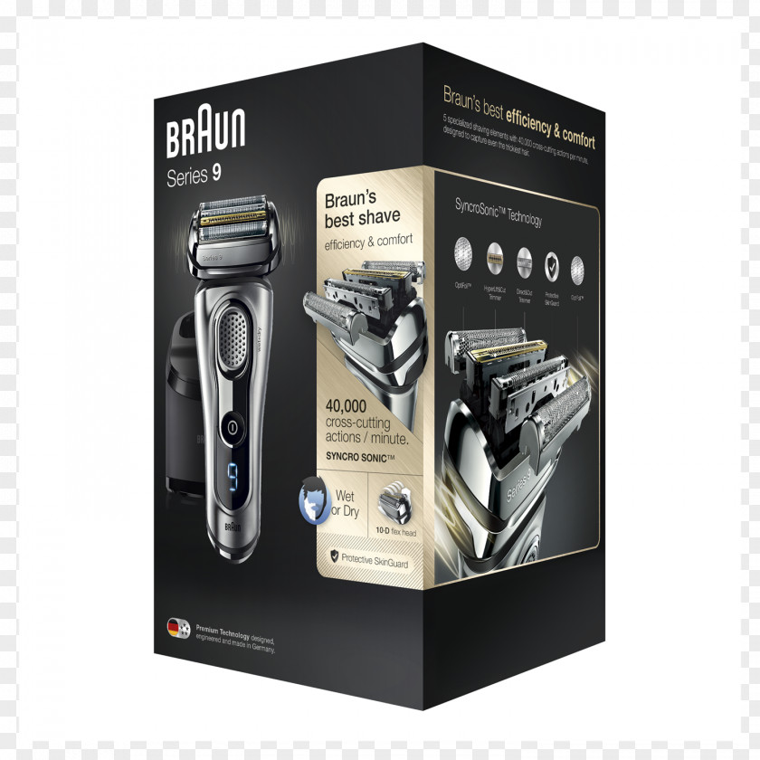 Razor Braun Series 9 9260 / 9290 9293 9295 Electric Razors & Hair Trimmers Shaving PNG