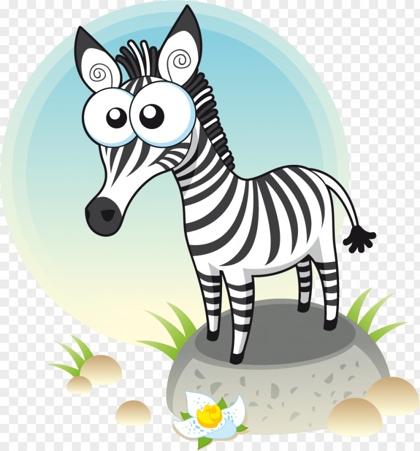 Zebra Illustration Quagga Mane Clip Art PNG