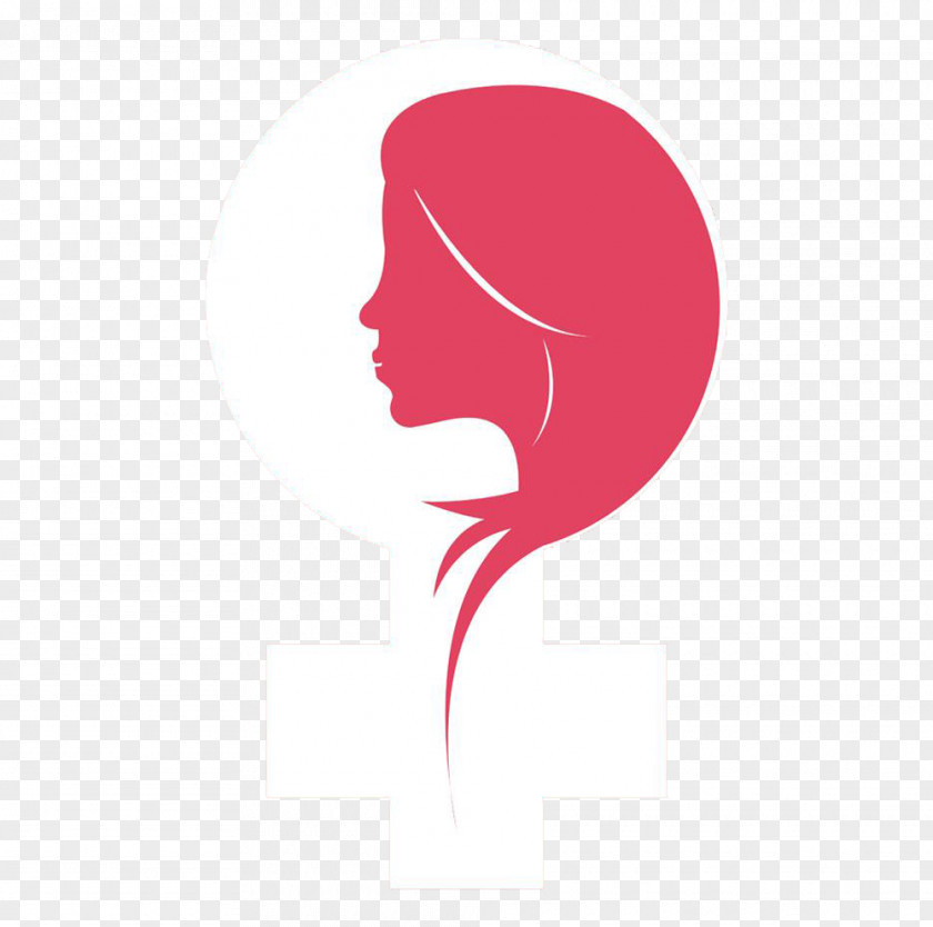 Female Hair Symbol Icon PNG