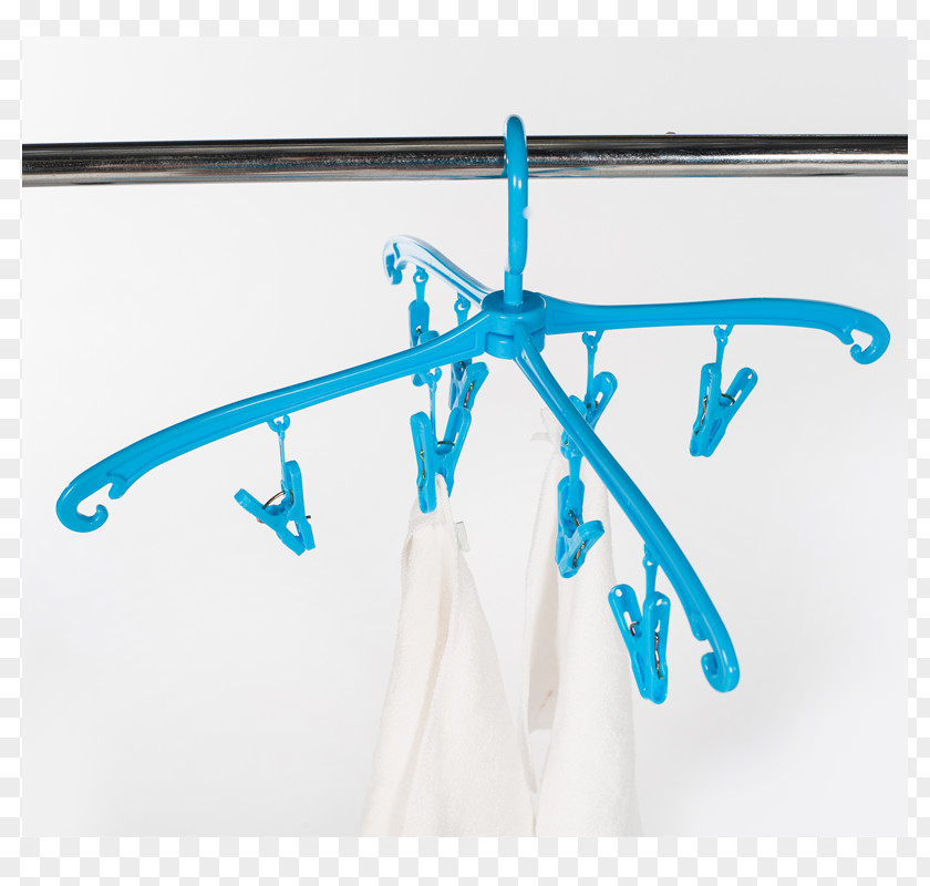 Clothes Hanger Turquoise Angle PNG
