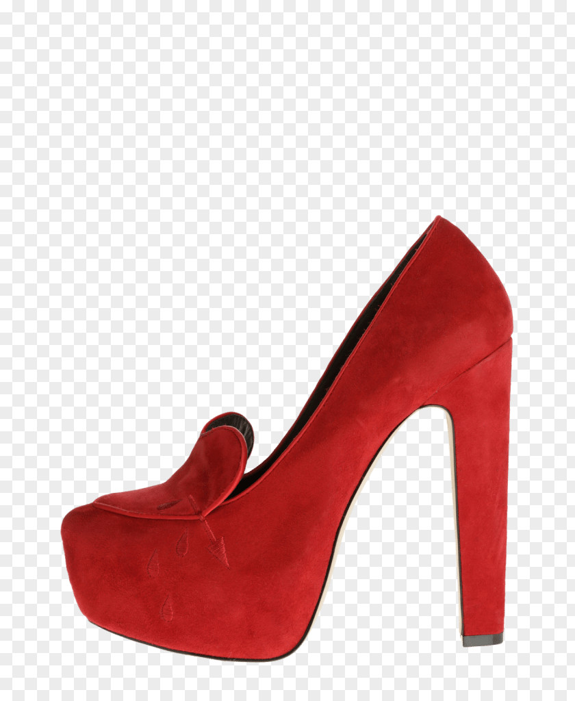 Design Suede Heel Shoe PNG