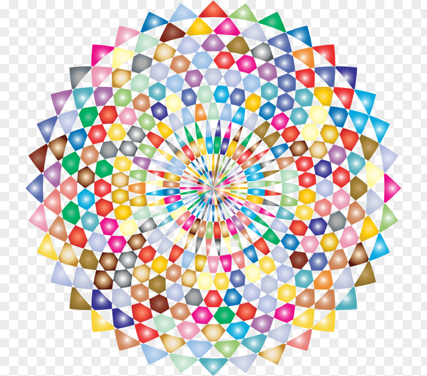 Line Symmetry Point Pattern PNG