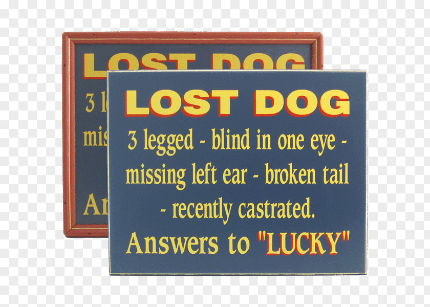 Lucky Dog Font Product Line PNG