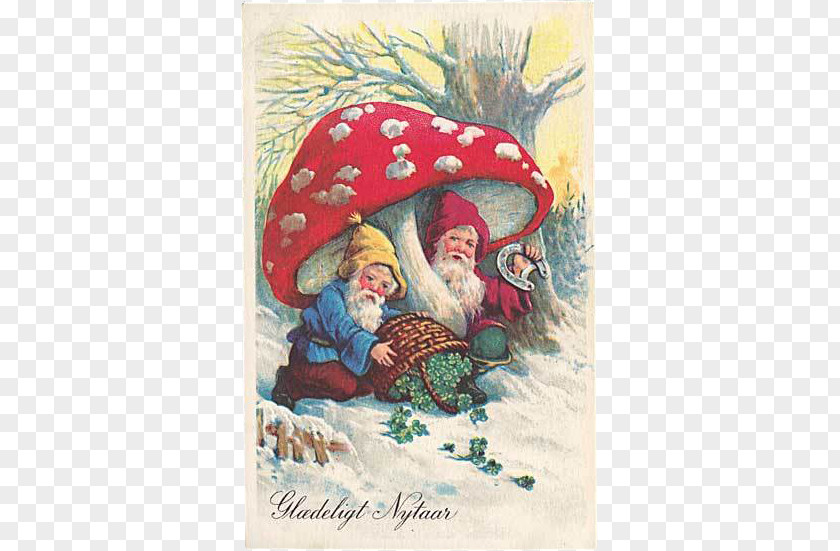 Santa Claus Amanita Muscaria Krampus Fungus Christmas PNG