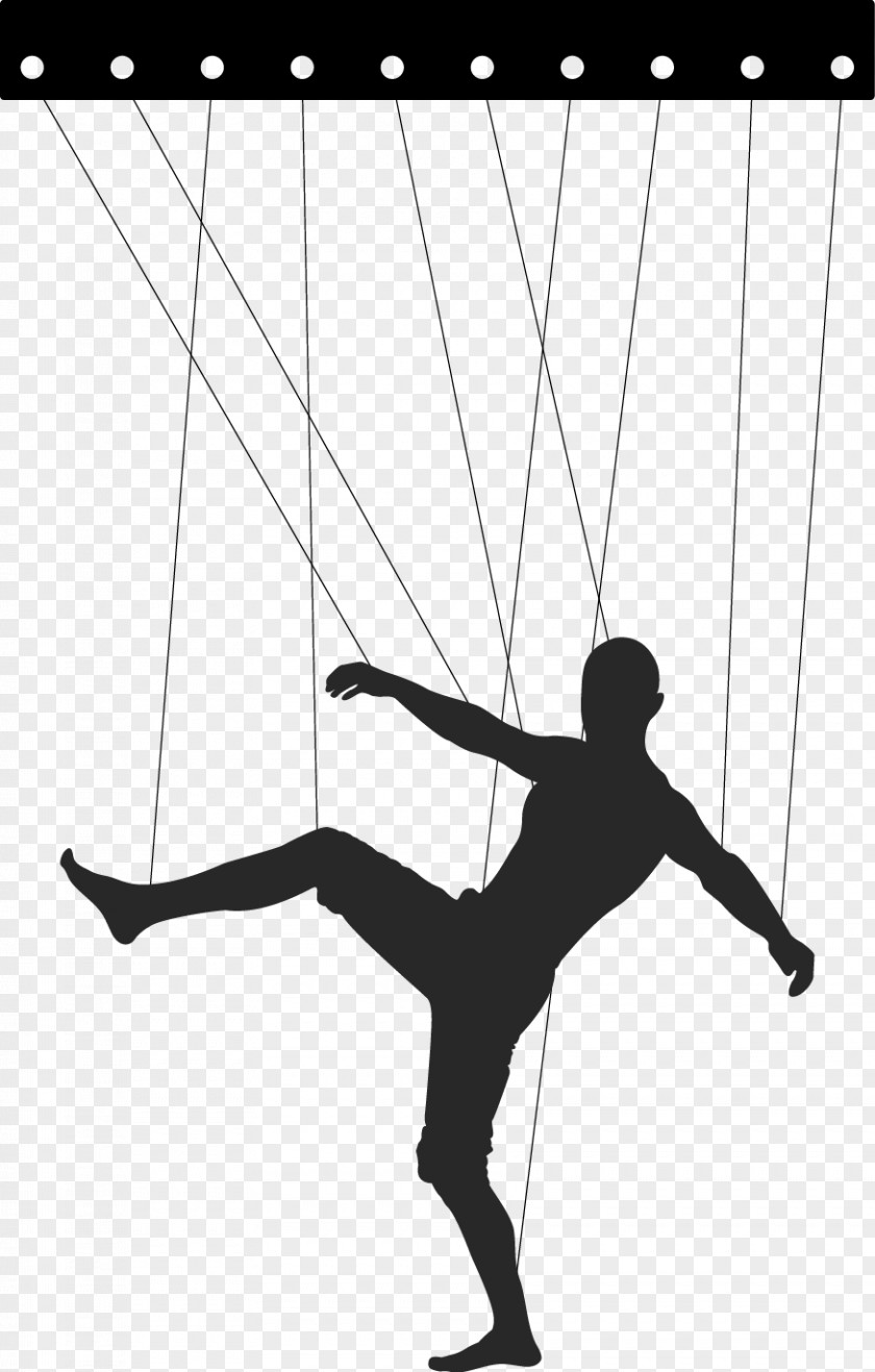 Silhouette Marionette Royalty-free Clip Art PNG