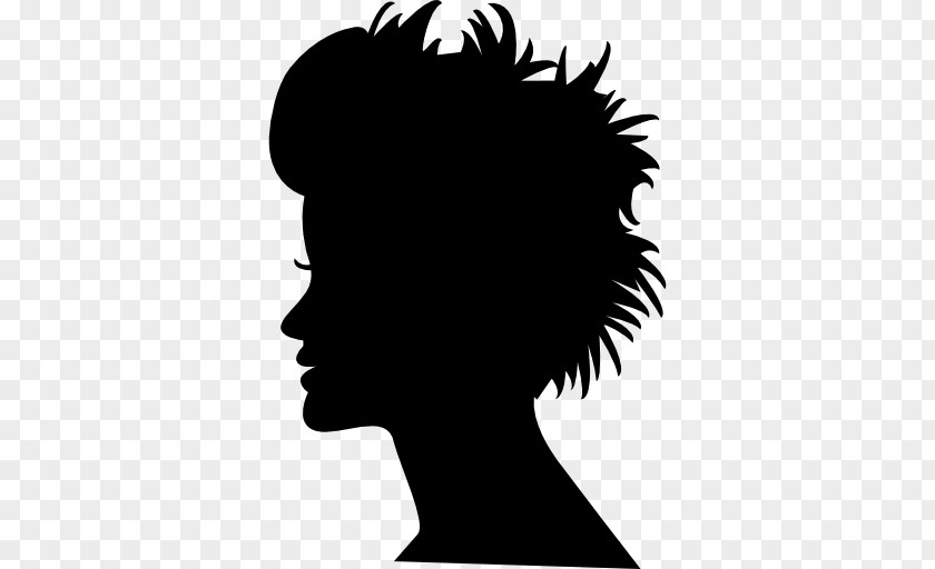 Silhouette Photography Hair PNG