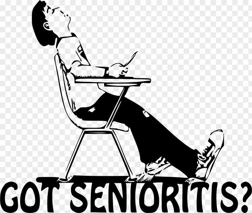 Student Senioritis Clip Art PNG