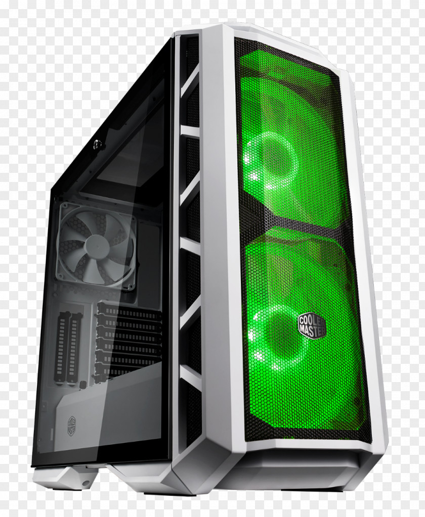 Cooling Tower Computer Cases & Housings Cooler Master MicroATX White PNG