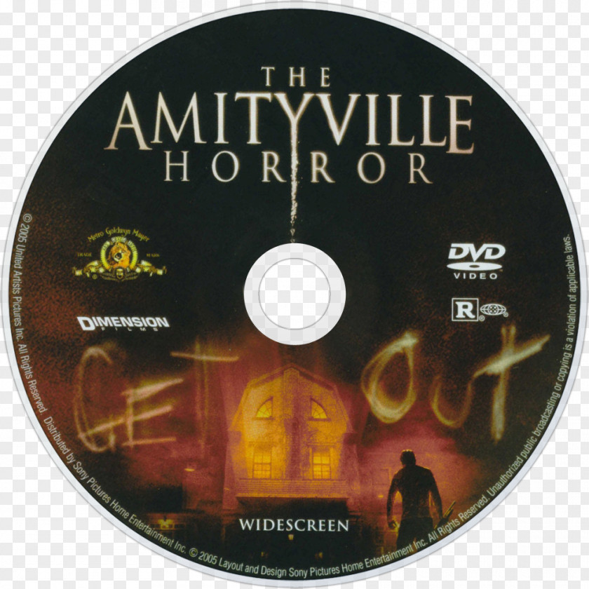 Horror Film The Amityville Series DVD PNG