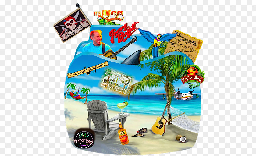 Jimmy Buffett's Margaritaville Parrothead Art Song PNG