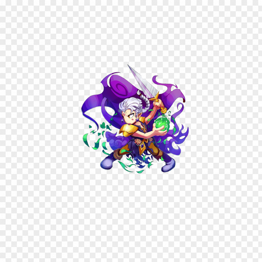 Natsu Brave Frontier Graphics Illustration Product Purple Font PNG