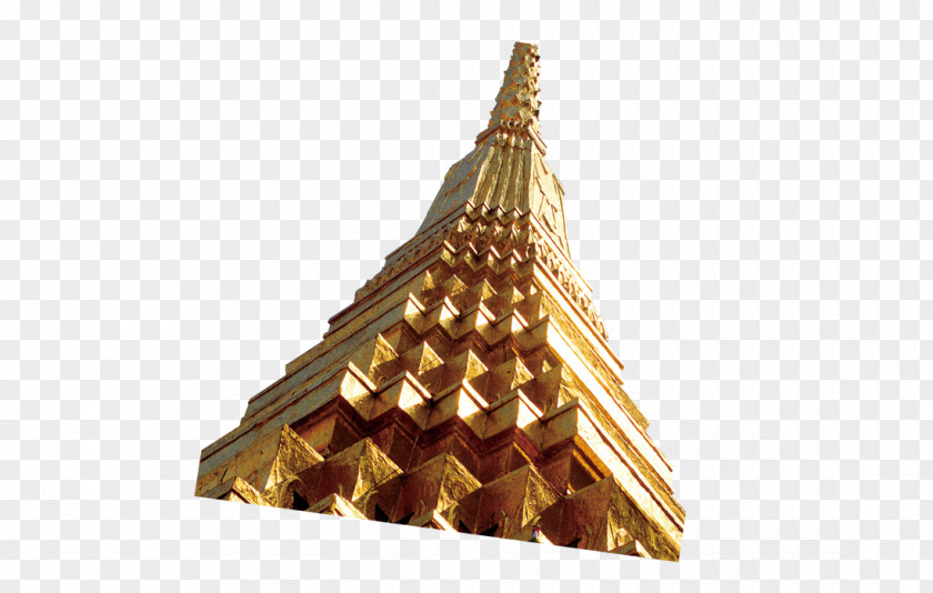 Pyramid,building Thailand Temple Poster PNG