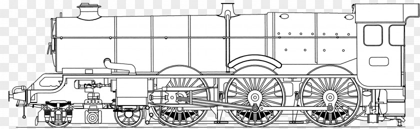 Train Rail Transport Steam Locomotive Engine PNG