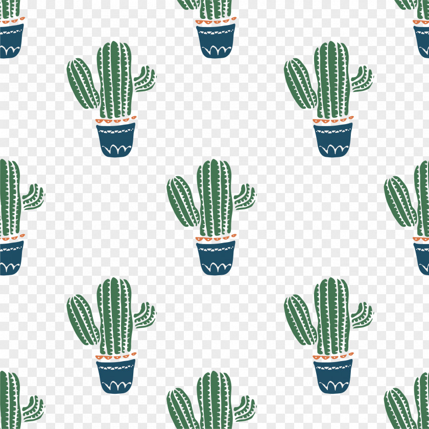 Vector Green Cactus Cactaceae Succulent Plant PNG