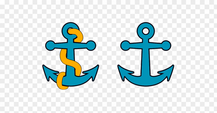 Anchor Vector Teal Turquoise Body Jewellery PNG