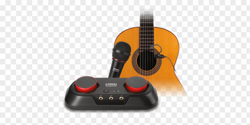 Sound Blaster Acoustic Guitar Microphone Recording And Reproduction PNG
