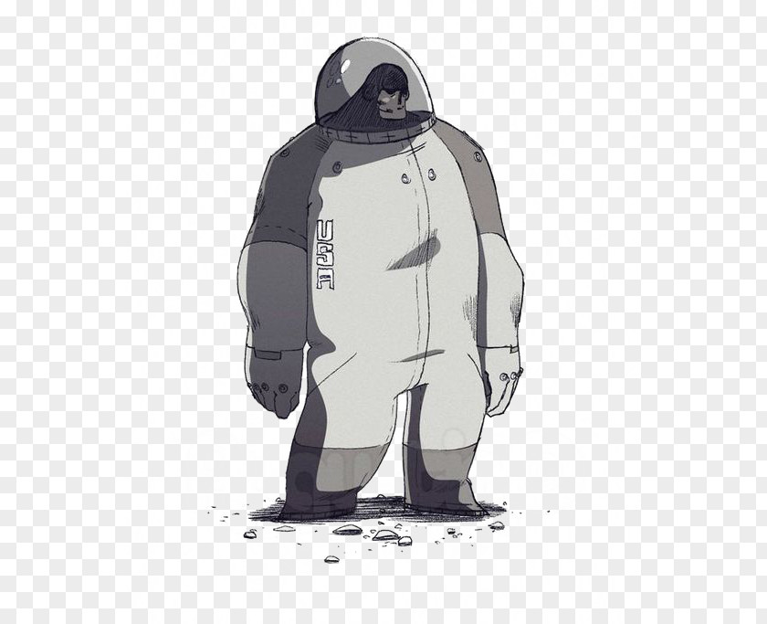 Astronaut AGDA Awards Drawing Model Sheet Concept Art Illustration PNG