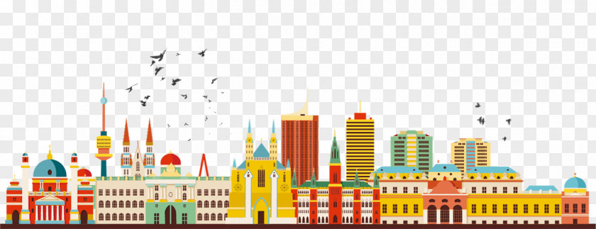 Cityscape Wallpaper Vienna Vector Graphics Illustration Clip Art PNG