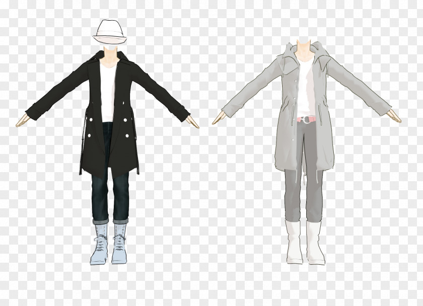 Headless Trench Coat Clothing Outerwear Raincoat PNG