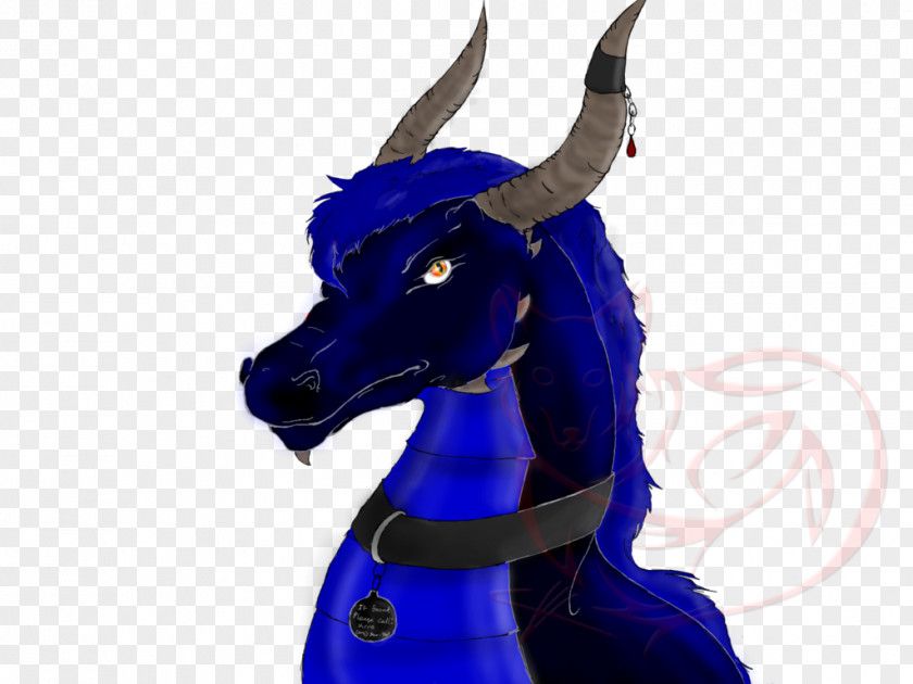 Irritated Cobalt Blue Snout Legendary Creature PNG