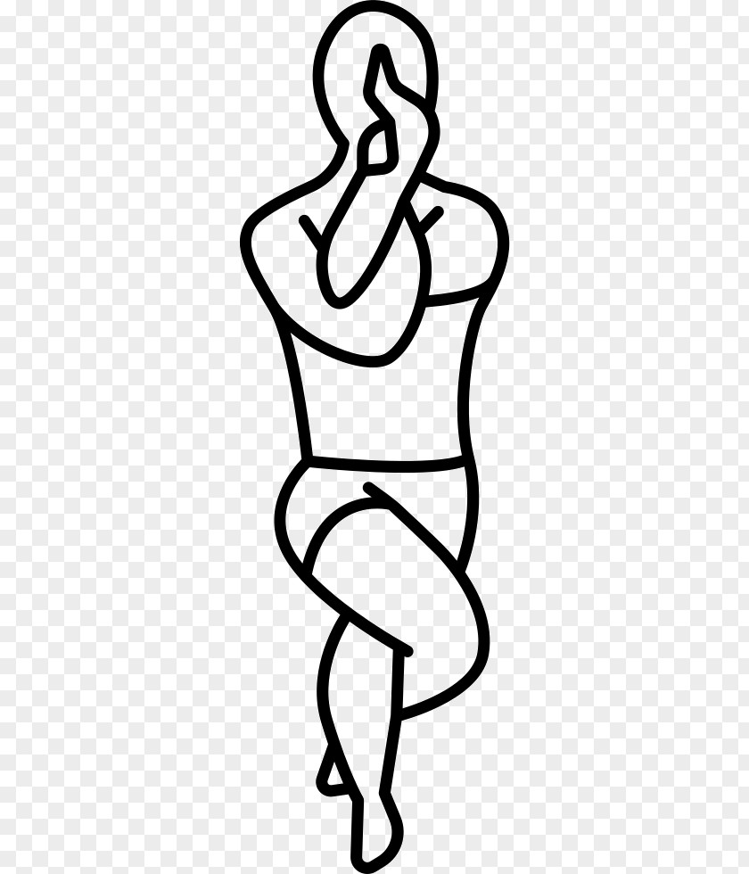 Yoga Hatha Asana Stretching Posture PNG