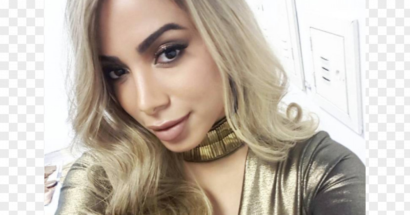 Anitta Blond Music Singer Hair PNG Hair, Loira clipart PNG