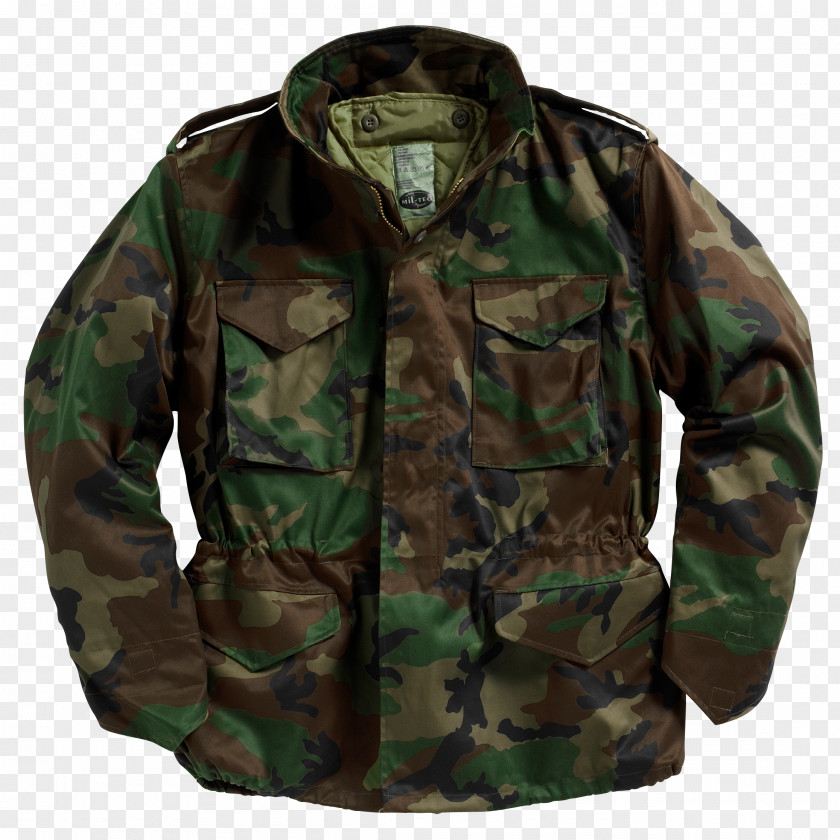 CAMOUFLAGE M-1965 Field Jacket Hoodie Military Camouflage PNG