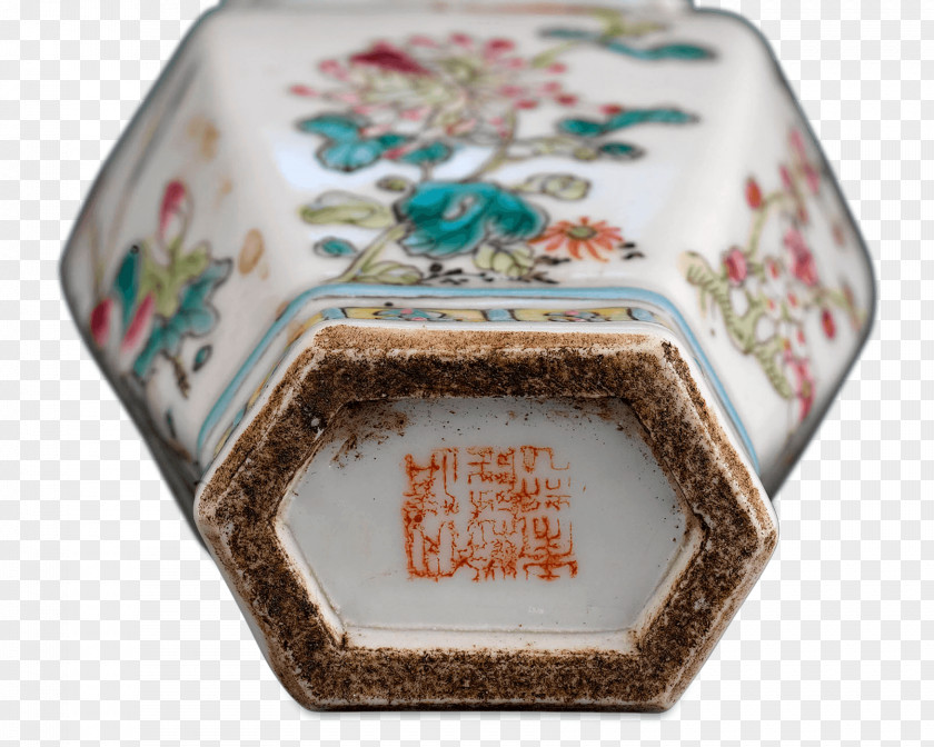 Chinese Antique Porcelain Ceramics Famille Rose Vase PNG