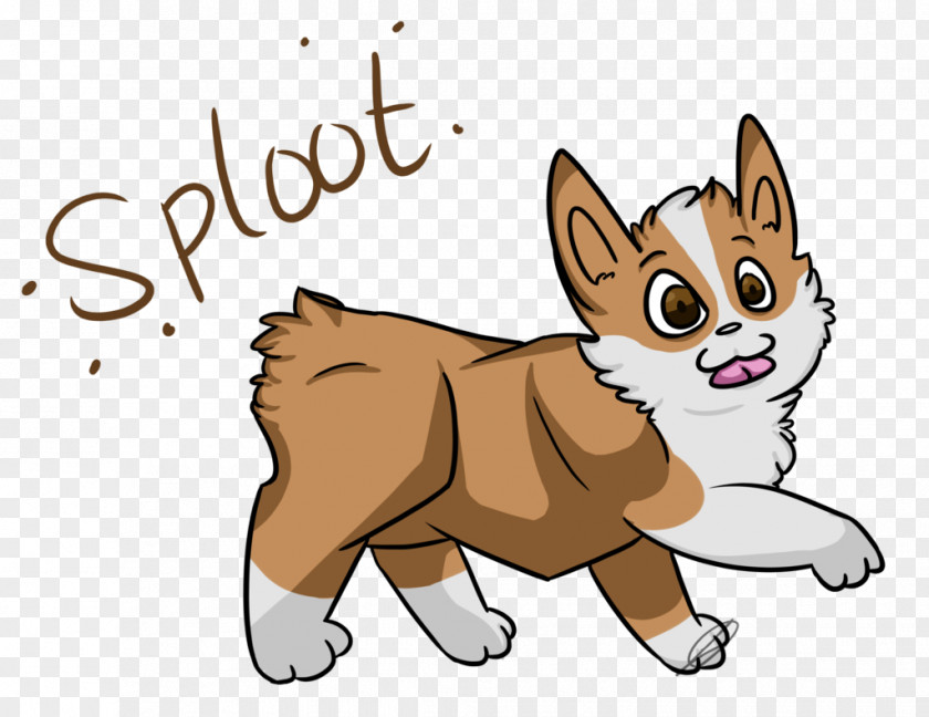 Corgi Cat Dog Puppy Red Fox Whiskers PNG