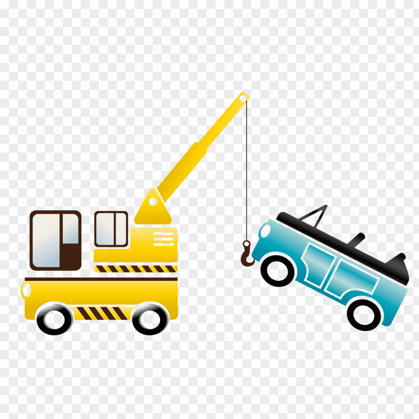 Crane Car PNG