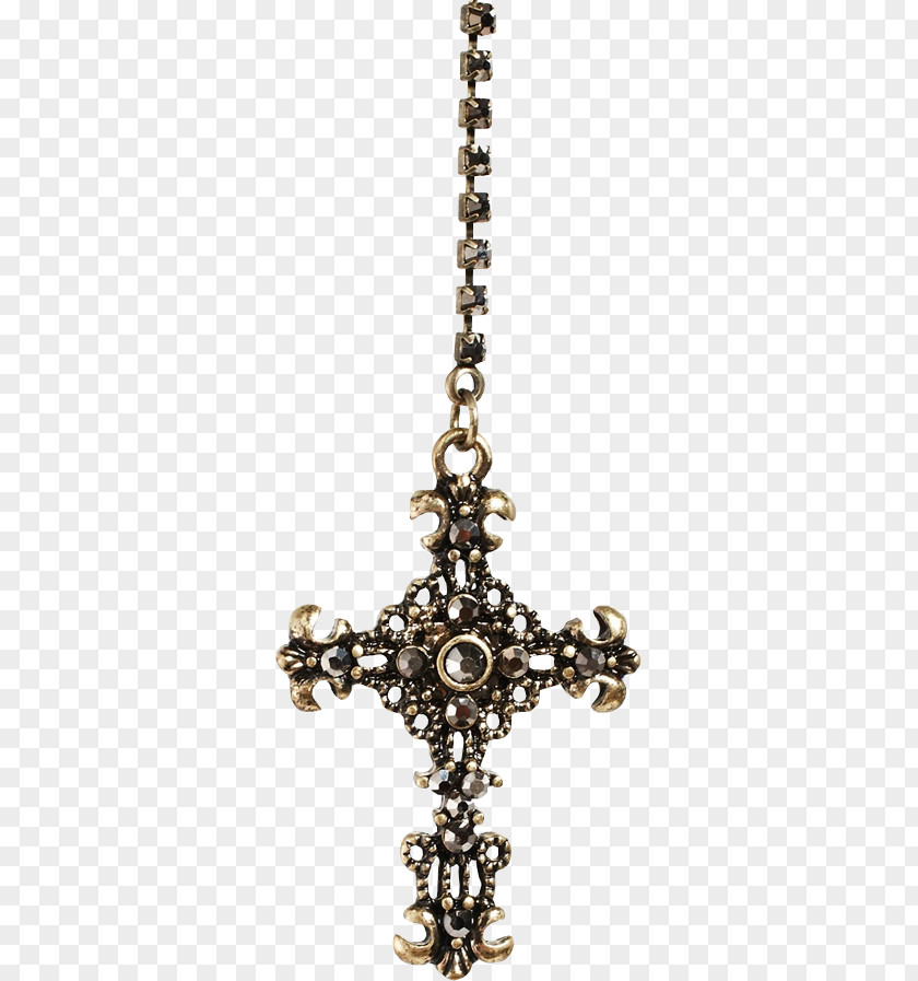 Gothic Cross Body Jewellery Lighting Religion PNG