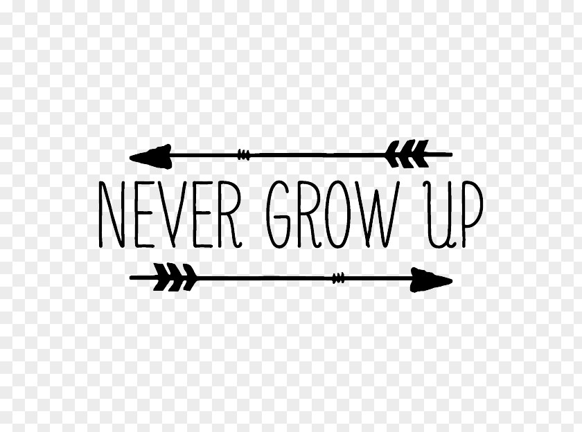 Grow Up Wall Decal Textile PNG