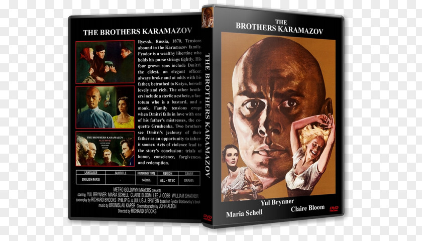 The Brothers Karamazov Fyodor Film Actor DVD PNG