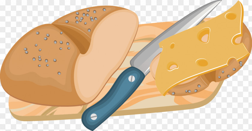 Hand-painted Bread Knives Knife Breakfast Kitchen PNG