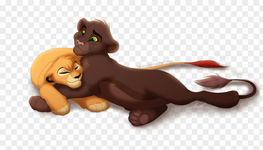 Lovely Puppy Lion Art Nala Simba PNG