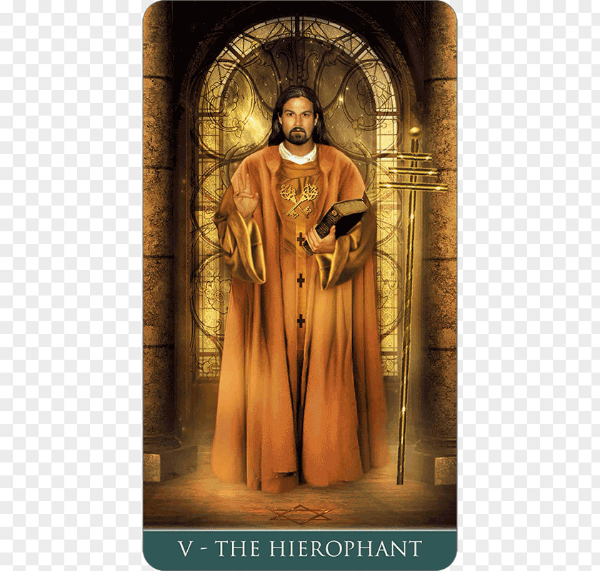 Thelema Pictorial Key Tarot/Tarot De La Clave Pictorica Religion The Hierophant PNG