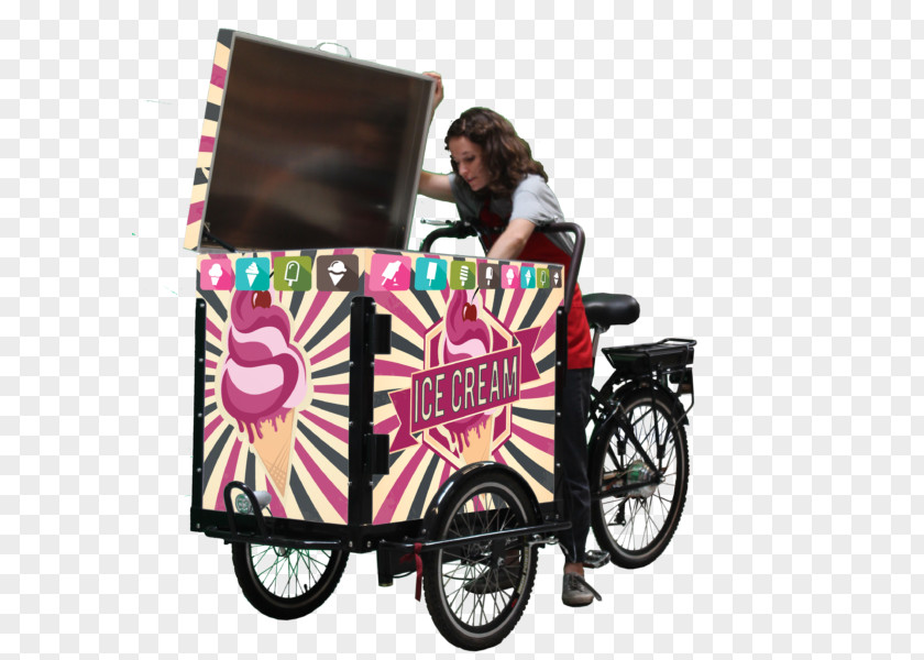 Ice Cream Cart Bicycle Trailers Tricycle PNG