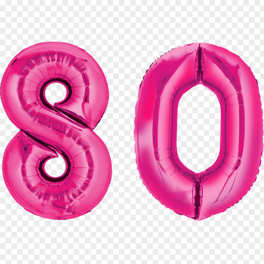 Large Set Toy Balloon Number 0 Gold PNG