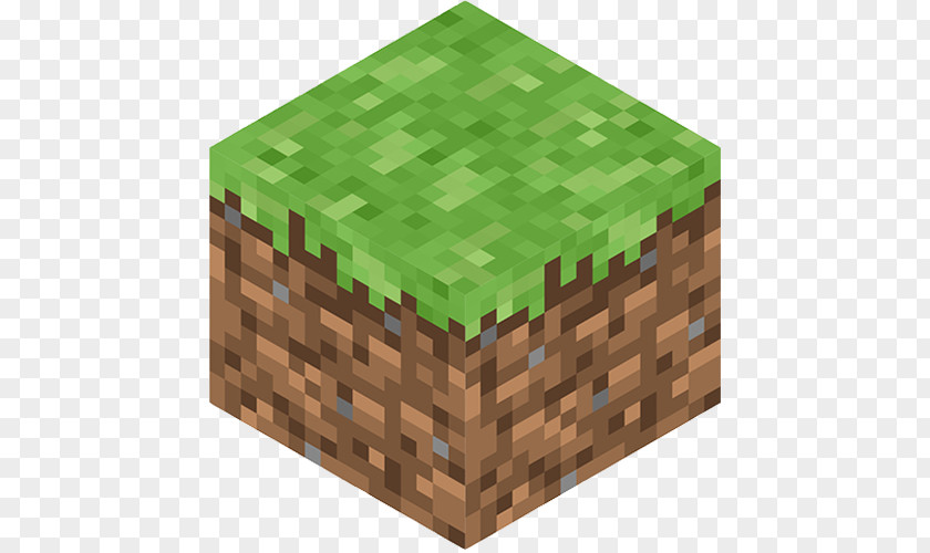 Minecraft Grass Block Wood Green Minecraft: Pocket Edition Video Games PNG