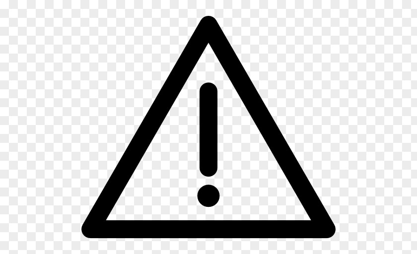 Triangle Exclamation Mark Interjection Warning Sign Advarselstrekant PNG