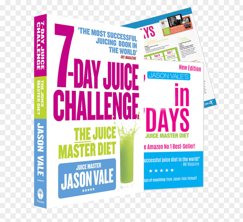 7lbs In 7 Days 7-Day Juice Challenge Super Diet Brand Font Book PNG