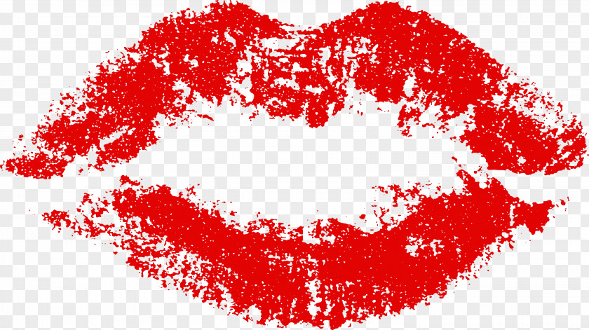 Red Rip Kiss PNG