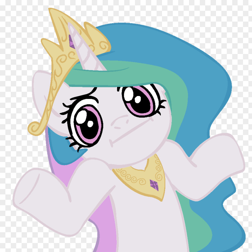Round Moon Princess Celestia Pony Pinkie Pie Twilight Sparkle Shrug PNG